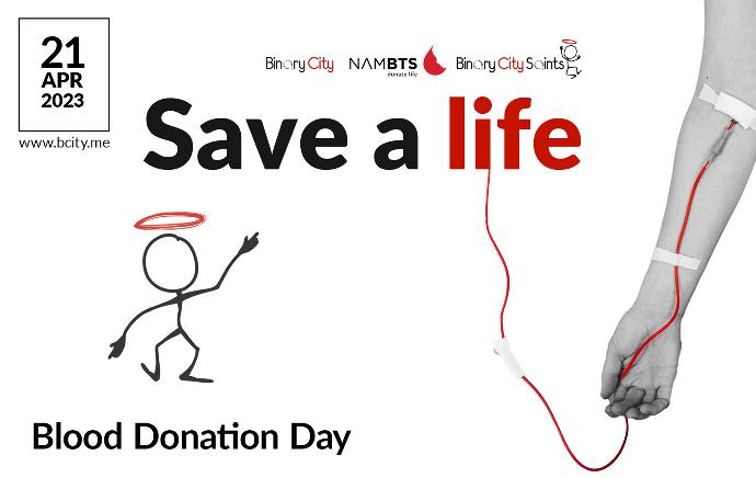 Blood donation 21 apr 2023