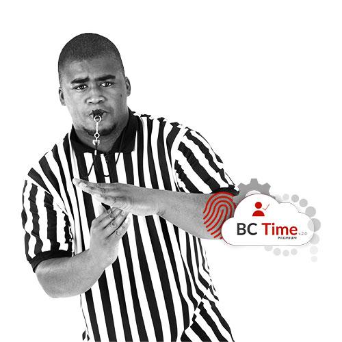 Time and atendance and access control system that manages overtime. BC Time business application.