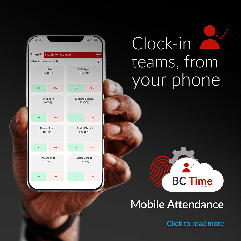 mobile time and attendance clocking solution