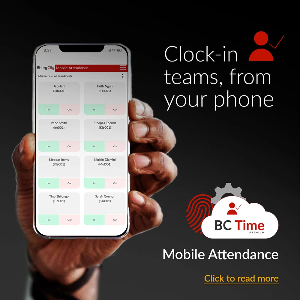 mobile time and attendance clocking solution