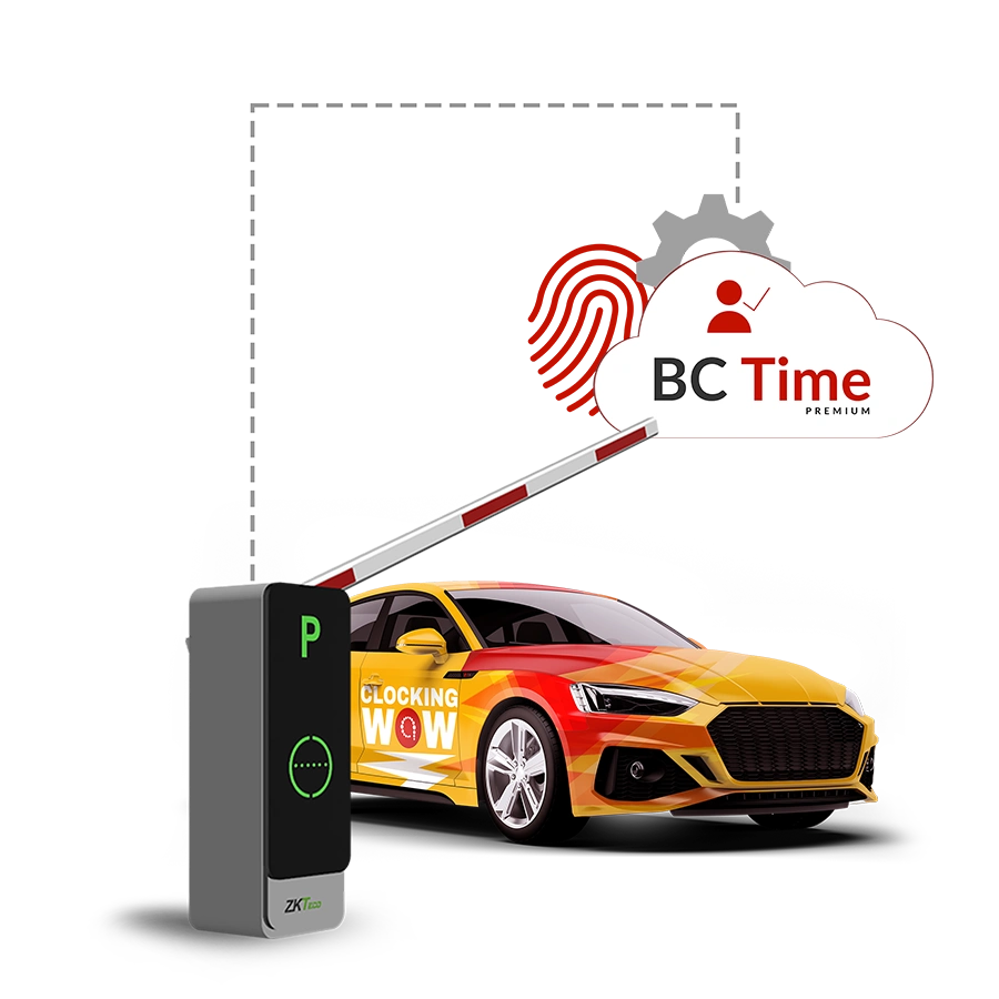 bc time access control solution with zkteco boom gate