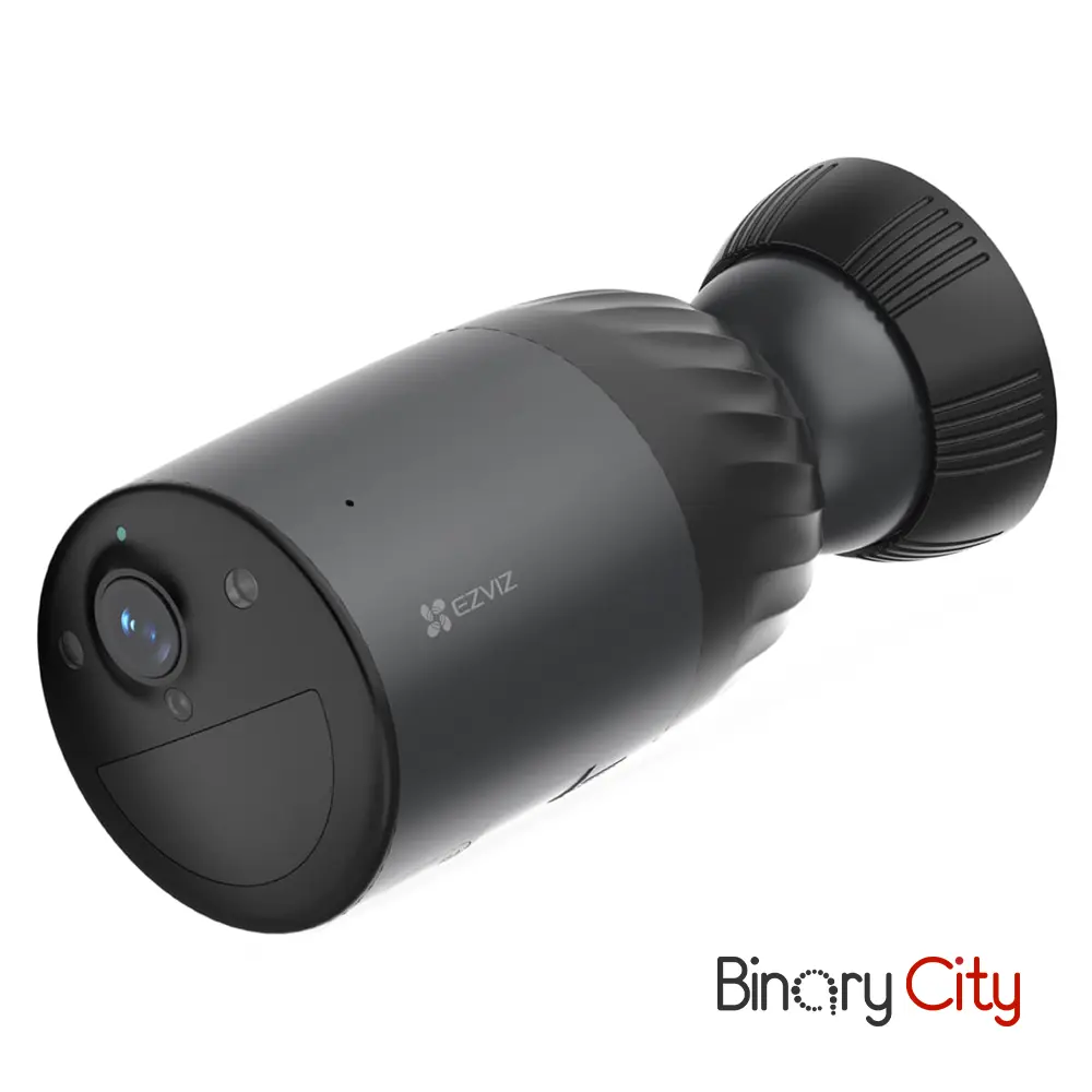 [CS-BC1c (4K)] EZVIZ Outdoor Battery Powered Camera, 8MP, AI powered person detection, colour night vision, WiFi 2.4GHZ, works with EZVIZ solar panel.