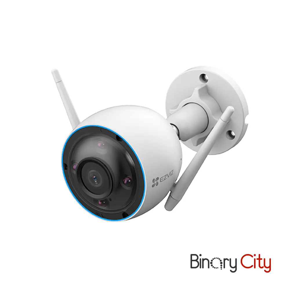 EZVIZ H3 Outdoor Smart Wifi Camera, 3MP, 2.8mm lens, AI-Powered Human Shape Detection, color night vision