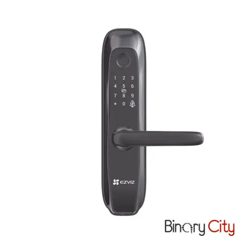 [CS-L2S-11FCP-A0 (Black)] EZVIZ Smart Fingerprint Lock, electonic doorbell, multiple unlocking methods, with WiFi